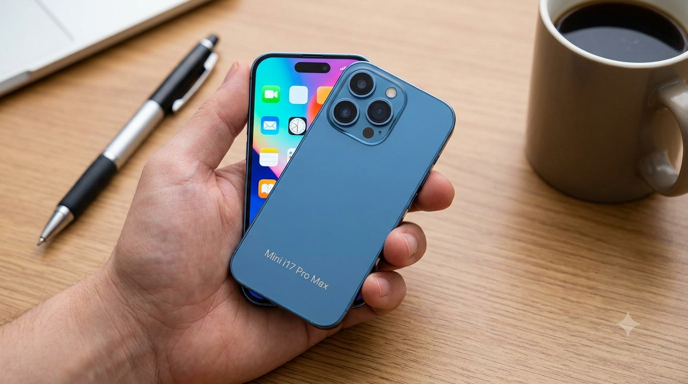Mini i17 Pro Max Mobile Phone.