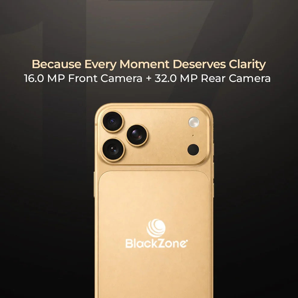 BlackZone GT 17 Pro Maxx | 32MP Rear + 16MP Front Camera | 5000mAh Battery | Face ID Unlock | Dual SIM Smartphone